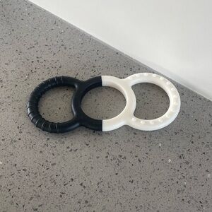 Lovevery Black & White Silicone Teether